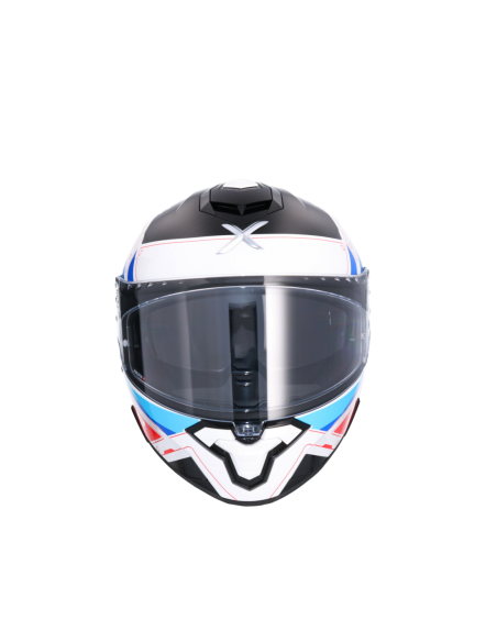 Casco Integral AXOR Brutale Ryden Blanco/Rojo | ECE 22.06 | Sun Vision | Tecnoescape