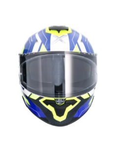 Casco Integral AXOR Brutale Plexus Azul/Verde | ECE 22.06 | Sun Vision | Tecnoescape 2