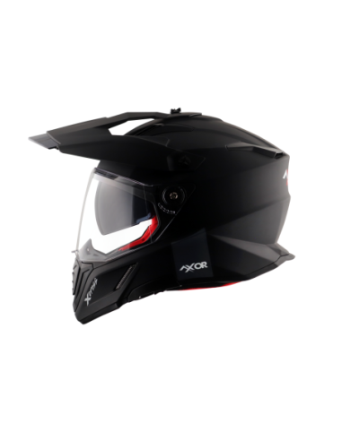 AXOR X-CROSS D/V ADVENTURE SOLID Ng Mate | Casco Doble Visor ECE R22.06