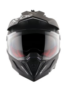 AXOR X-CROSS D/V ADVENTURE SOLID Ng Mate | Casco Doble Visor ECE R22.06 2