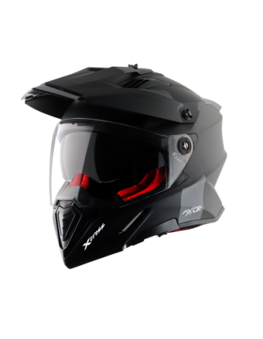 AXOR X-CROSS D/V ADVENTURE SOLID Ng Mate | Casco Doble Visor ECE R22.06