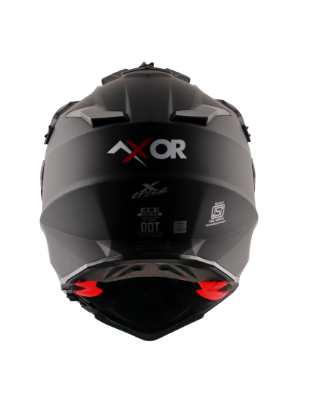 AXOR X-CROSS D/V ADVENTURE SOLID Ng Mate | Casco Doble Visor ECE R22.06