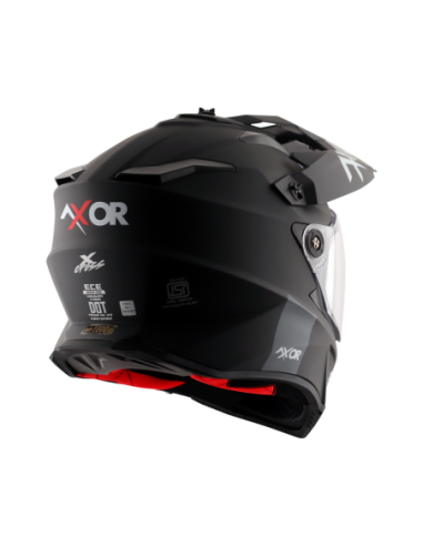 AXOR X-CROSS D/V ADVENTURE SOLID Ng Mate | Casco Doble Visor ECE R22.06