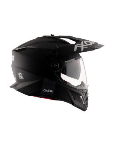 AXOR X-CROSS D/V ADVENTURE SOLID Ng Mate | Casco Doble Visor ECE R22.06