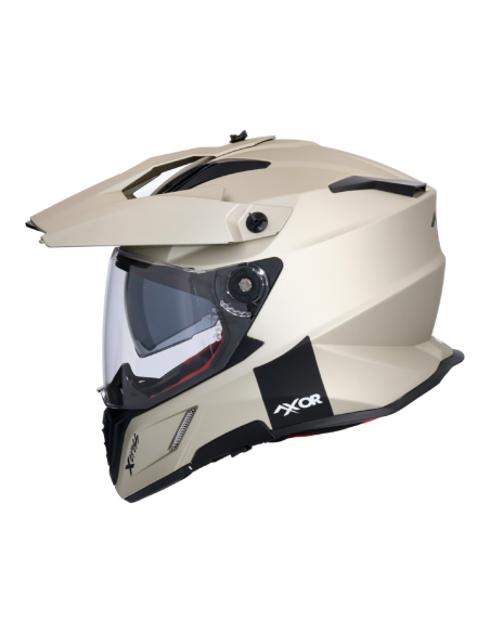 AXOR X-CROSS D/V ADVENTURE SOLID Arena Mate | Casco Doble Visor ECE R22.06