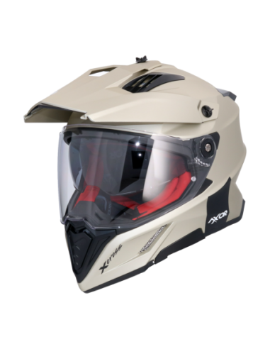 AXOR X-CROSS D/V ADVENTURE SOLID Arena Mate | Casco Doble Visor ECE R22.06