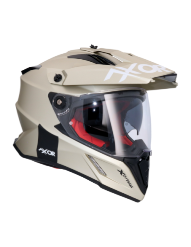 AXOR X-CROSS D/V ADVENTURE SOLID Arena Mate | Casco Doble Visor ECE R22.06