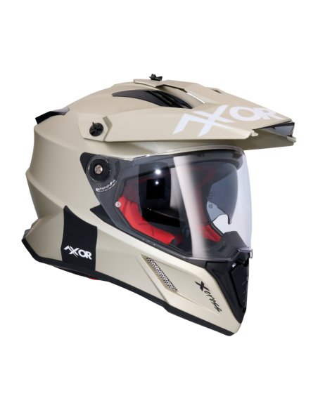 AXOR X-CROSS D/V ADVENTURE SOLID Arena Mate | Casco Doble Visor ECE R22.06