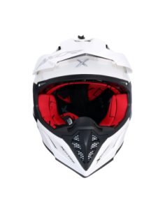 Casco AXOR X-Cross Monocolor Blanco | Moto Adventure 2