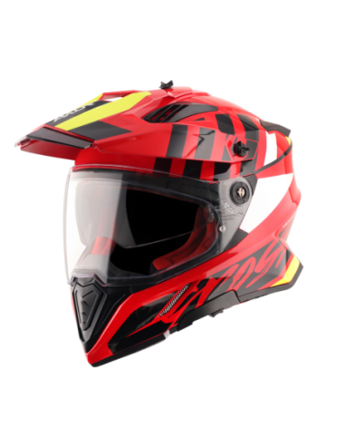 Casco AXOR X-Cross Orbit Rojo | Tecnoescape Bike