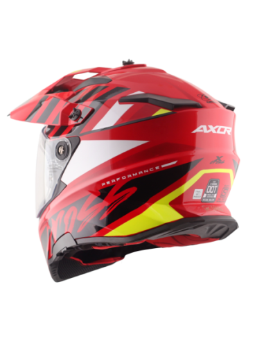 Casco AXOR X-Cross Orbit Rojo | Tecnoescape Bike