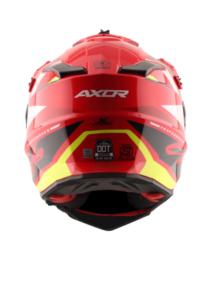 Casco AXOR X-Cross Orbit Rojo | Tecnoescape Bike