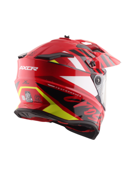 Casco AXOR X-Cross Orbit Rojo | Tecnoescape Bike