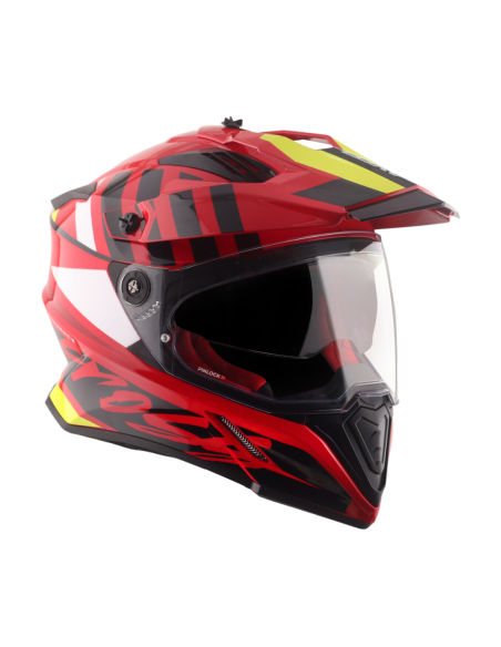 Casco AXOR X-Cross Orbit Rojo | Tecnoescape Bike