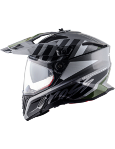 Casco AXOR X-Cross Orbit Negro/Gris | Tecnoescape Bike