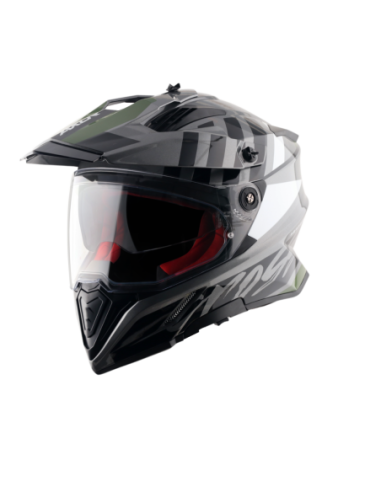 Casco AXOR X-Cross Orbit Negro/Gris | Tecnoescape Bike