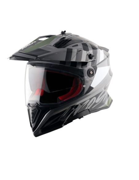 Casco AXOR X-Cross Orbit Negro/Gris | Tecnoescape Bike