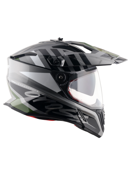 Casco AXOR X-Cross Orbit Negro/Gris | Tecnoescape Bike