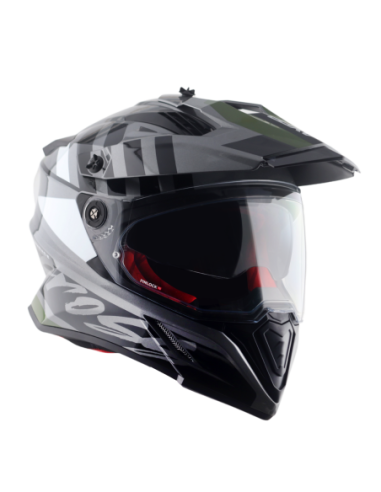 Casco AXOR X-Cross Orbit Negro/Gris | Tecnoescape Bike