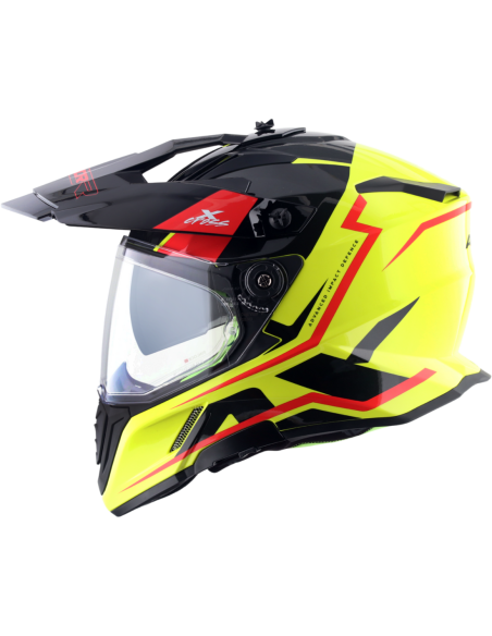 Casco AXOR X-Cross Flagstaff Amarillo Flúor | Tecnoescape Bike