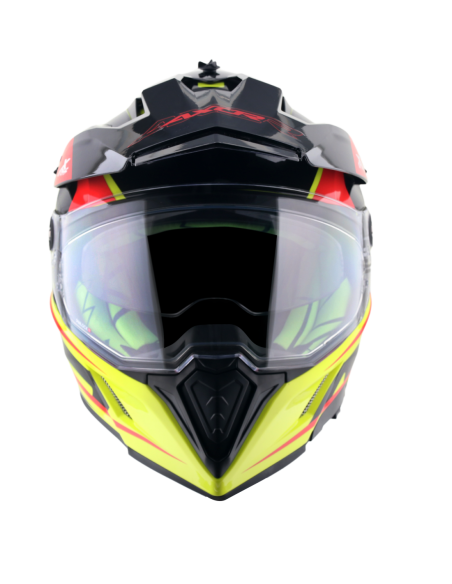 Casco AXOR X-Cross Flagstaff Amarillo Flúor | Tecnoescape Bike