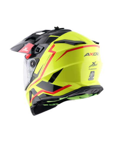 Casco AXOR X-Cross Flagstaff Amarillo Flúor | Tecnoescape Bike
