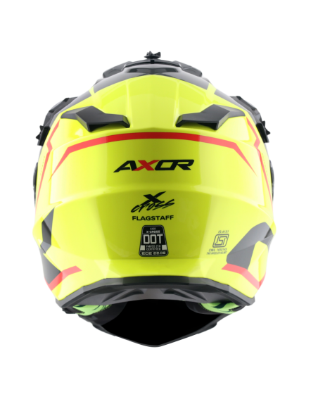 Casco AXOR X-Cross Flagstaff Amarillo Flúor | Tecnoescape Bike