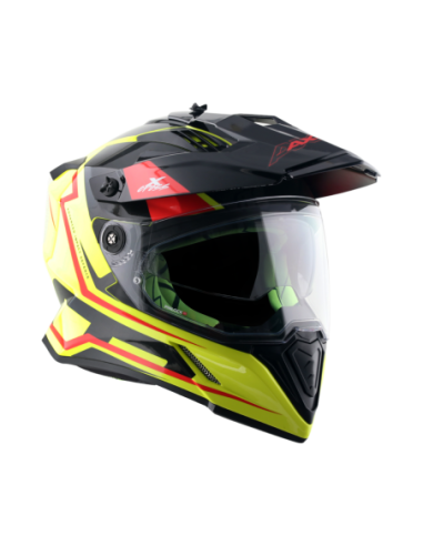 Casco AXOR X-Cross Flagstaff Amarillo Flúor | Tecnoescape Bike