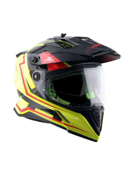 Casco AXOR X-Cross Flagstaff Amarillo Flúor | Tecnoescape Bike
