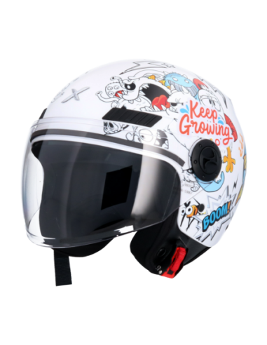 Casco AXOR Kioto Sea Dragon Blanco | Tecnoescape Bike