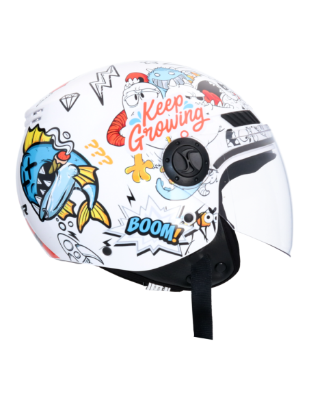 Casco AXOR Kioto Sea Dragon Blanco | Tecnoescape Bike