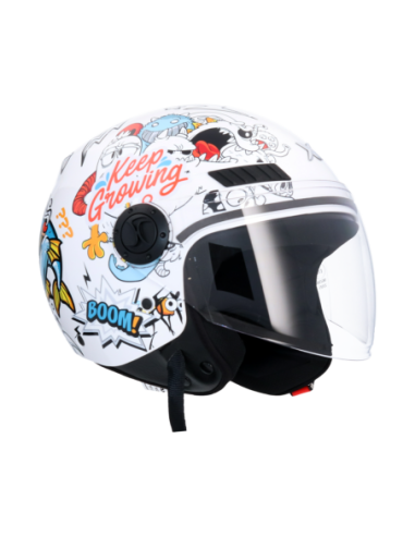 Casco AXOR Kioto Sea Dragon Blanco | Tecnoescape Bike