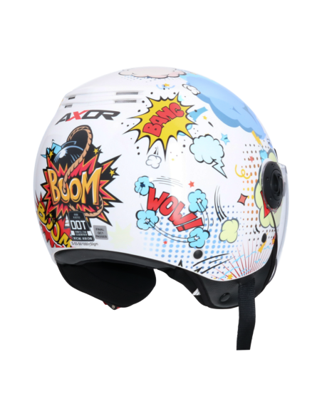 Casco AXOR Kioto Boom Blanco | Tecnoescape Bike