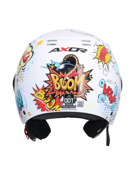 Casco AXOR Kioto Boom Blanco | Tecnoescape Bike