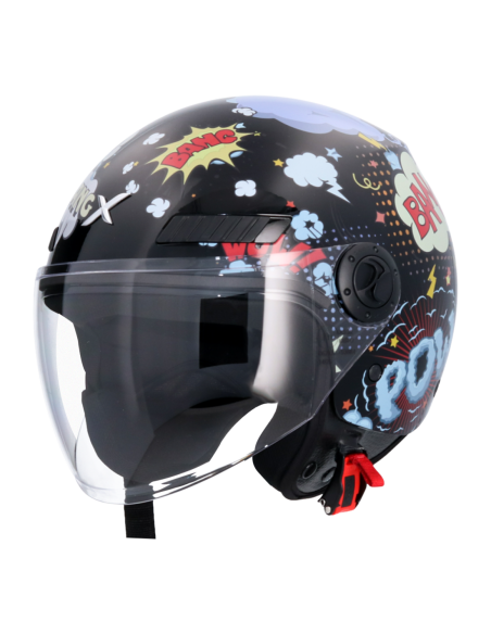 Casco AXOR Kioto Boom Negro | Tecnoescape Bike