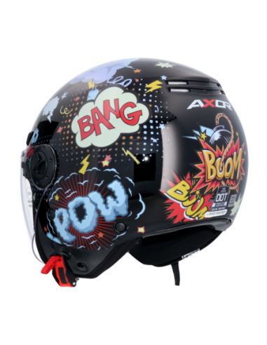 Casco AXOR Kioto Boom Negro | Tecnoescape Bike