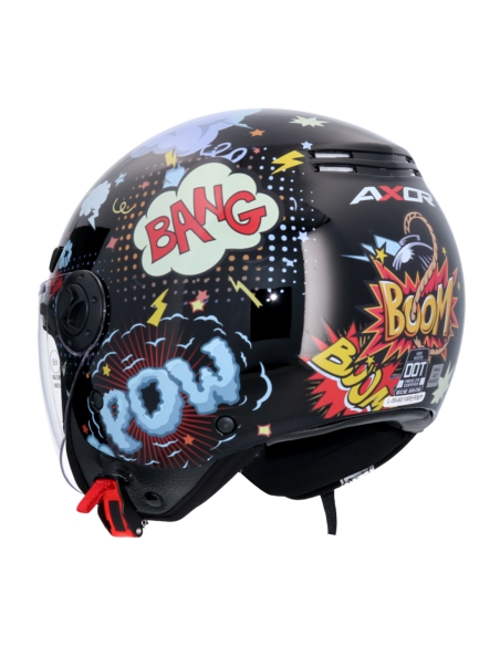 Casco AXOR Kioto Boom Negro | Tecnoescape Bike