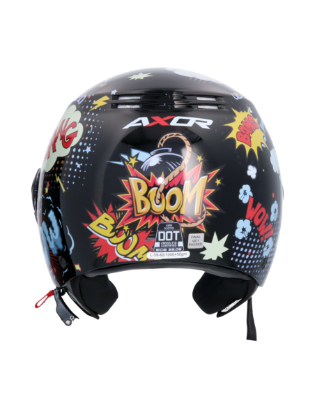 Casco AXOR Kioto Boom Negro | Tecnoescape Bike