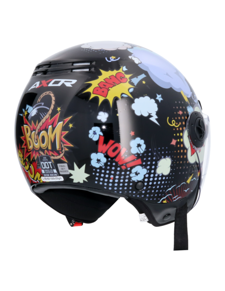 Casco AXOR Kioto Boom Negro | Tecnoescape Bike