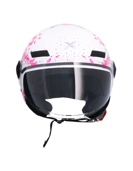 Casco AXOR Kioto Flower Blanco | Tecnoescape Bike