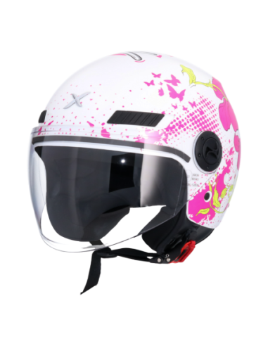Casco AXOR Kioto Flower Blanco | Tecnoescape Bike