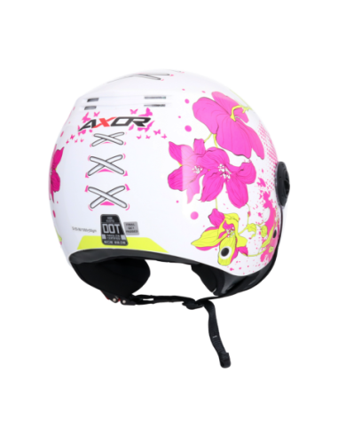 Casco AXOR Kioto Flower Blanco | Tecnoescape Bike
