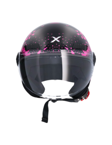 Casco AXOR Kioto Flower Negro | Tecnoescape Bike