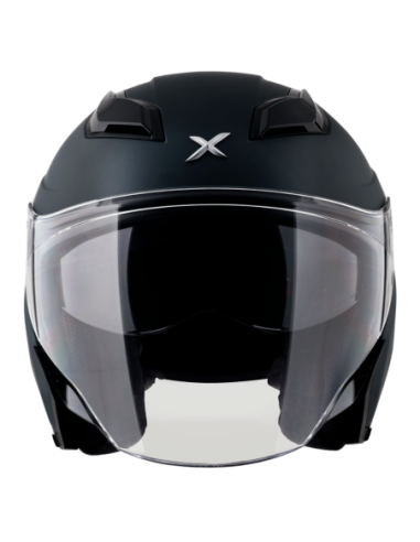 Casco Jet AXOR Kylo Negro Mate R22.06 con Gafas | Tecnoescape