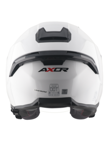 Casco Jet AXOR Kylo Blanco Perla R22.06 con Gafas | Tecnoescape
