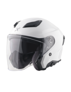 Casco Jet AXOR Kylo Blanco Perla R22.06 con Gafas | Tecnoescape
