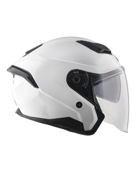 Casco Jet AXOR Kylo Blanco Perla R22.06 con Gafas | Tecnoescape