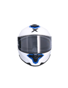 Casco AXOR Brutale Corsa Blanco Perla y Azul | ECE 22.06 2