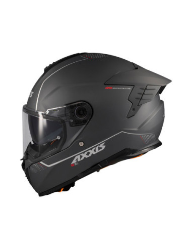 Casco AXXIS FF122SV Hawk SV Evo Solid A2 Titanium Mate