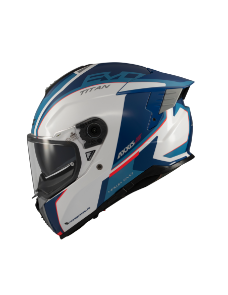 Casco AXXIS FF122SV Hawk Evo SV Titan A7 Azul Brillo